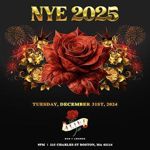 Celebrate NYE at Alibi's Romantic Roses-Themed Party! | Alibi Bar & Lounge | Cocktail Lounge at The Liberty Hotel, Boston, MA